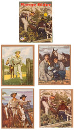 "RANGE RIDER" FOUR PICTURE PUZZLES.