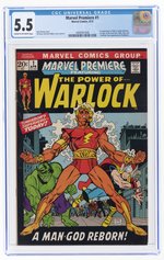 MARVEL PREMIERE #1 APRIL 1972 CGC 5.5 FINE- (FIRST ADAM WARLOCK).