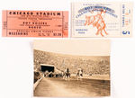 ROY ROGERS RODEO TICKETS AND PHOTO.