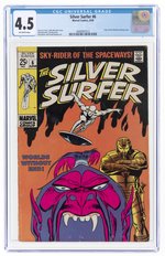 SILVER SURFER #6 JUNE 1969 CGC 4.5 VG+.