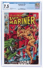 SUB-MARINER #20 DECEMBER 1969 CGC 7.5 VF-.