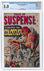 TALES OF SUSPENSE #14 FEBRUARY 1961 CGC 5.0 VG/FINE.