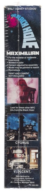 MPC THE BLACK HOLE - MAXIMILLIAN FACTORY-SEALED MODEL KIT.