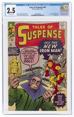 TALES OF SUSPENSE #48 DECEMBER 1963 CGC 2.5 GOOD+ (FIRST RED & GOLD ARMOR)