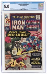 TALES OF SUSPENSE #65 MAY 1965 CGC 5.0 VG/FINE (FIRST SILVER AGE RED SKULL).