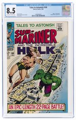 TALES TO ASTONISH #100 FEBRUARY 1968 CGC 8.5 VF+ (INCREDIBLE HULK VS. SUB-MARINER).