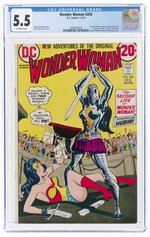 WONDER WOMAN #204 JANUARY-FEBRUARY 1973 CGC 5.5 FINE- (FIRST NUBIA).