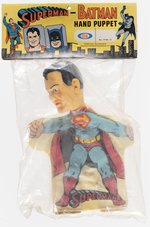 SUPERMAN IDEAL HAND PUPPET IN DISPLAY BAG.