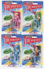 THUNDERBIRDS (1993) - 4 CARDED FIGURES.