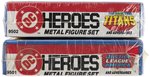 DC HEROES METAL FIGURE SET BOXED PAIR JLA & NEW TEEN TITANS.