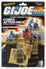 G.I. JOE (1988) SERIES 7 MOTORIZED CARDED COBRA ACTION PACK - COBRA TWIN MISSILE RADAR.