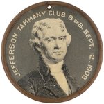 BRYAN: JEFFERSON TAMMANY CLUB 1908 DOUBLE-SIDED CELLO.