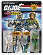 G.I. JOE: BATTLE FORCE 2000 (1987) - AVALANCHE & BLASTER SERIES 6/34 BACK CARDED ACTION FIGURE 2-PACK.