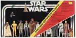 STAR WARS (1977) - EARLY BIRD KIT (DOUBLE-TELESCOPING LUKE SKYWALKER, PRINCESS LEIA, CHEWBACCA & R2-D2) WITH CERTIFICATE ENVELOPE.