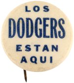 1947 BROOKLYN DODGERS CUBAN BUTTON FROM ROOKIE YEAR OF JACKIE ROBINSON (HOF).