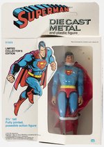 MEGO "SUPERMAN" BOXED DIE-CAST ACTION FIGURE.