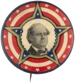 BRYAN PATRIOTIC 1908 STARS AND STRIPES BUTTON.