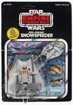 STAR WARS: THE EMPIRE STRIKES BACK (1980) - REBEL ARMORED SNOWSPEEDER 11 BACK-B CARDED DIE-CAST SHIP.