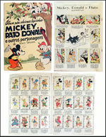 WALT DISNEY CHARACTERS BRAZILIAN COMPLETE CARD ALBUM.