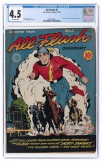 ALL-FLASH #5 SUMMER 1942 CGC 4.5 VG+.