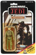 STAR WARS: RETURN OF THE JEDI (1983) - REBEL COMMANDO 65 BACK-C CARDED ACTION FIGURE.