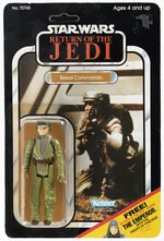 STAR WARS: RETURN OF THE JEDI (1983) - REBEL COMMANDO 65 BACK-C CARDED ACTION FIGURE (COLOR TOUCH).