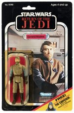 STAR WARS: RETURN OF THE JEDI (1983) - GENERAL MADINE 65 BACK-C CARDED ACTION FIGURE.