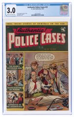 AUTHENTIC POLICE CASES #22 OCTOBER 1952 CGC 3.0 GOOD/VG.