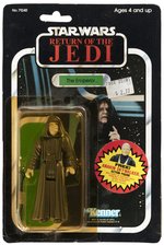 STAR WARS: RETURN OF THE JEDI (1984) - THE EMPEROR 77 BACK-B CARDED ACTION FIGURE.