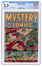 MYSTERY COMICS #2 1944 CGC 2.5 GOOD+.