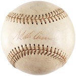 HANK AARON (HOF) SINGLE-SIGNED BASEBALL.