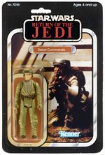 STAR WARS: RETURN OF THE JEDI (1983) - REBEL COMMANDO 65 BACK-B CARDED ACTION FIGURE.