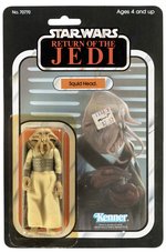 STAR WARS: RETURN OF THE JEDI (1983) - SQUID HEAD 65 BACK-B CARDED ACTION FIGURE.