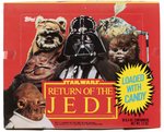 TOPPS "STAR WARS: RETURN OF THE JEDI" FIGURAL CANDY CONTAINERS FULL DISPLAY BOX.