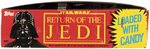 TOPPS "STAR WARS: RETURN OF THE JEDI" FIGURAL CANDY CONTAINERS FULL DISPLAY BOX.