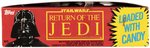 TOPPS "STAR WARS: RETURN OF THE JEDI" FIGURAL CANDY CONTAINERS FULL DISPLAY BOX.