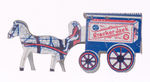 "CRACKER JACK-ANGELUS MARSHMALLOWS" TIN WAGON.