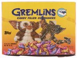 TOPPS "GREMLINS CANDY FILLED CONTAINERS" FULL DISPLAY BOX.