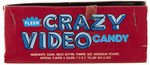 FLEER "CRAZY VIDEO CANDY" FULL DISPLAY BOX.