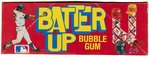 DONRUSS MLB "BATTER UP BUBBLE GUM" PARTIAL DISPLAY BOX.