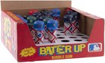 DONRUSS MLB "BATTER UP BUBBLE GUM" PARTIAL DISPLAY BOX.