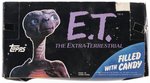 TOPPS "E.T. THE EXTRA-TERRESTRIAL" FIGURAL CANDY CONTAINERS FULL DISPLAY BOX.