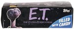 TOPPS "E.T. THE EXTRA-TERRESTRIAL" FIGURAL CANDY CONTAINERS FULL DISPLAY BOX.