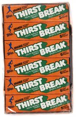 TOPPS "THIRST BREAK SPORTS GUM" FULL DISPLAY BOX.