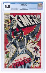 X-MEN #56 MAY 1969 CGC 5.0 VG/FINE (FIRST LIVING MONOLITH).