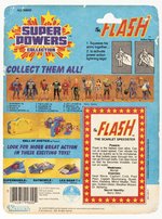 SUPER POWERS COLLECTION (1984) - FLASH 12-BACK CARDED ACTION FIGURE.