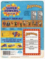 SUPER POWERS COLLECTION (1984) - AQUAMAN 12-BACK CARDED ACTION FIGURE.