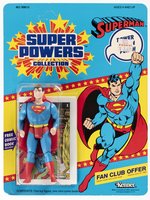 SUPER POWERS COLLECTION (1984) - SUPERMAN 12-BACK CARDED ACTION FIGURE.