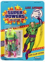 SUPER POWERS COLLECTION (1984) - LEX LUTHOR 12-BACK CARDED ACTION FIGURE.