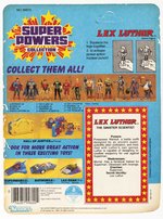 SUPER POWERS COLLECTION (1984) - LEX LUTHOR 12-BACK CARDED ACTION FIGURE.